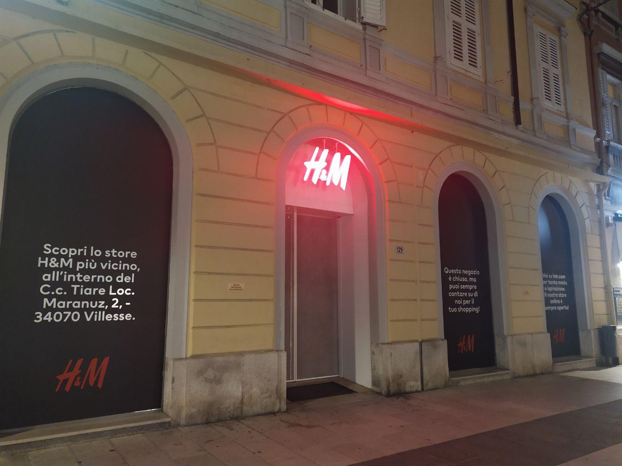 Copertina per Chiude per sempre H&M a Gorizia, personale dirottato sul Tiare a Villesse